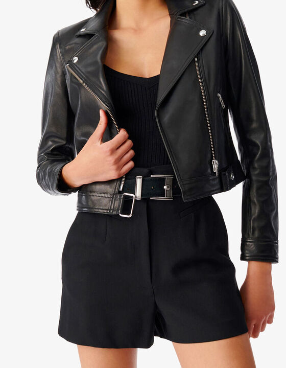KOLMAR LEATHER BIKER JACKET
